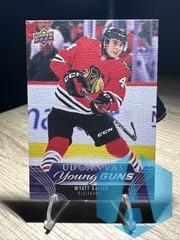 2023-24 Upper Deck Young Guns Canvas Wyatt Kaiser #C98 Black Hawks